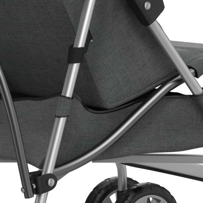 3D Baby Stroller model