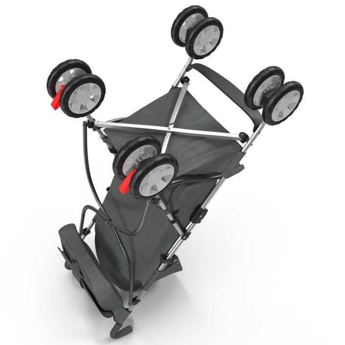 3D Baby Stroller model