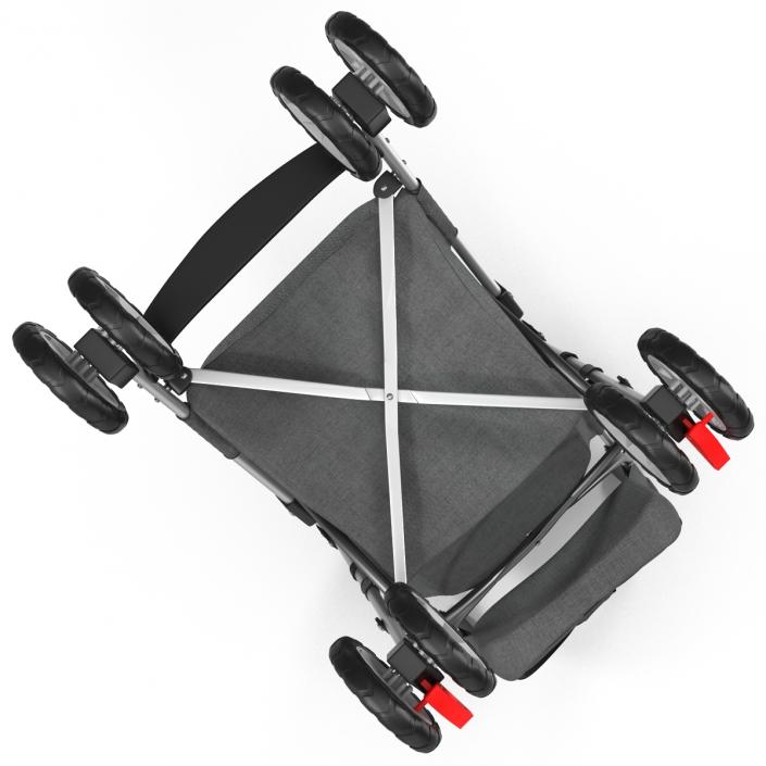 3D Baby Stroller model