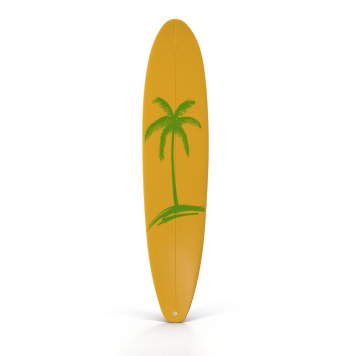 3D Surfboard Longboard 3D Models Set model