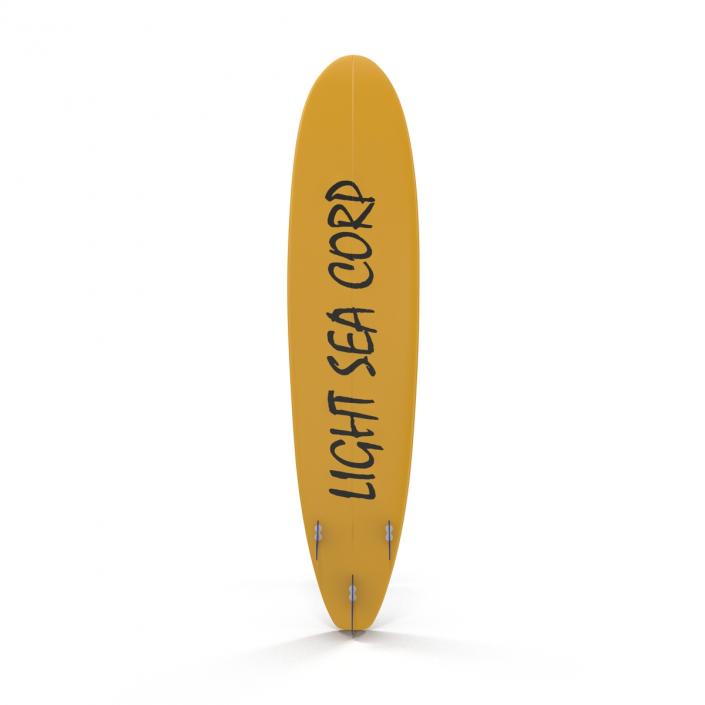 3D Surfboard Longboard 3D Models Set model