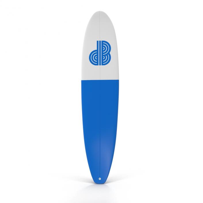 3D Surfboard Longboard 3D Models Set model