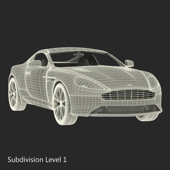 3D Aston Martin DB9 2014