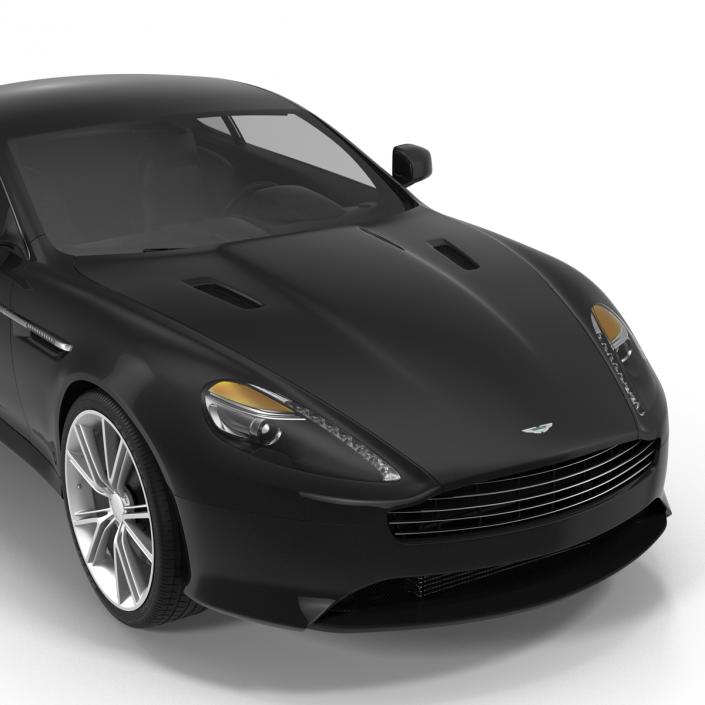 Aston Martin DB9 2014 Simple Interior 3D