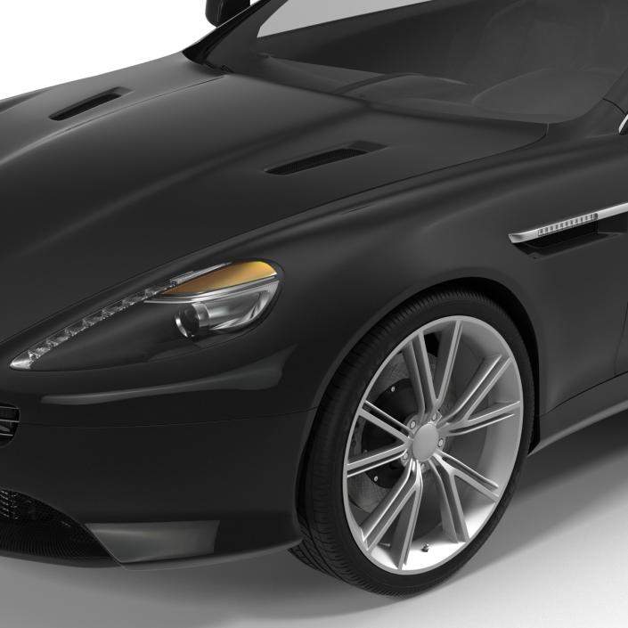 Aston Martin DB9 2014 Simple Interior 3D