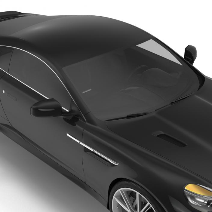 Aston Martin DB9 2014 Simple Interior 3D