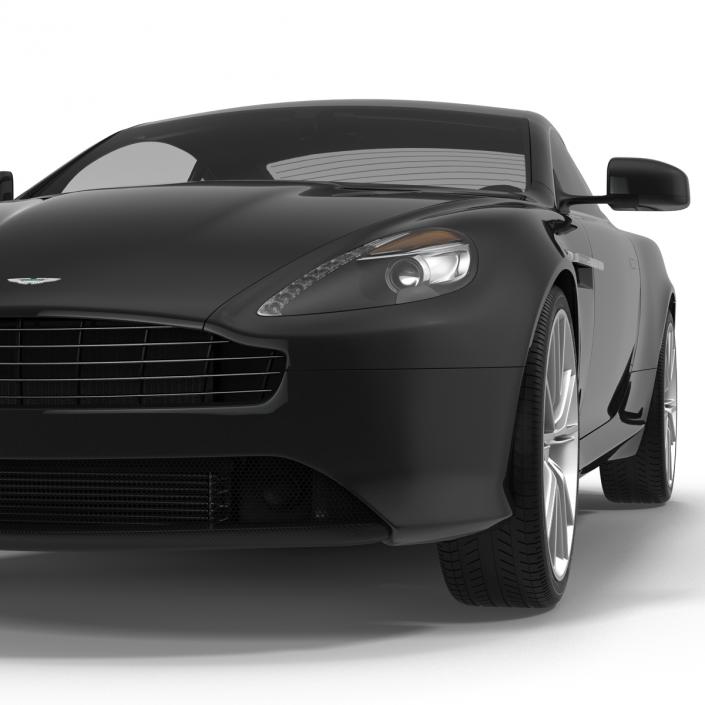 Aston Martin DB9 2014 Simple Interior 3D