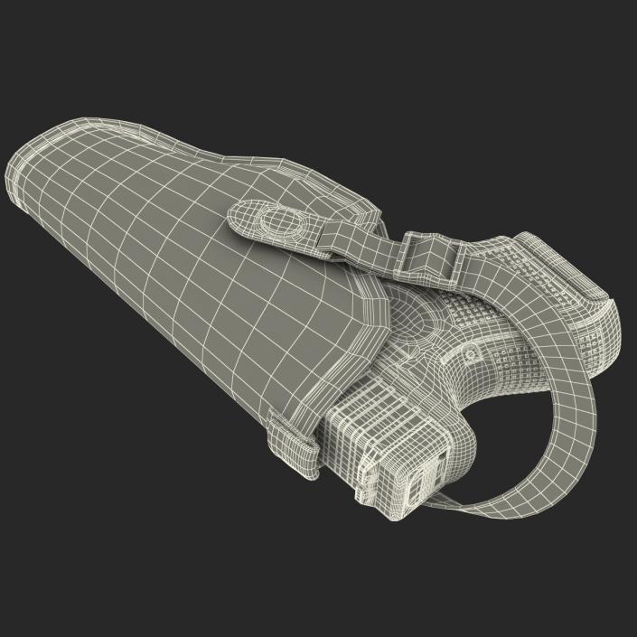 3D model Glock 26 and Holster