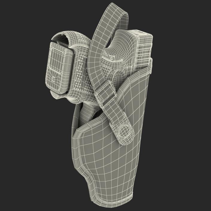 3D model Glock 26 and Holster