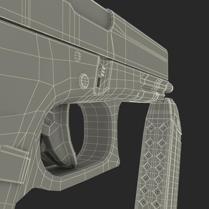 3D model Glock 17 Semi Automatic Pistol