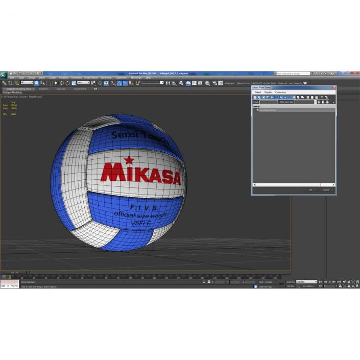 Volleyball Ball Mikasa 3D