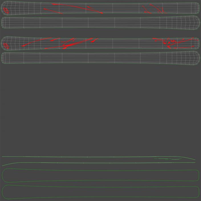 3D model Snow Ski 4