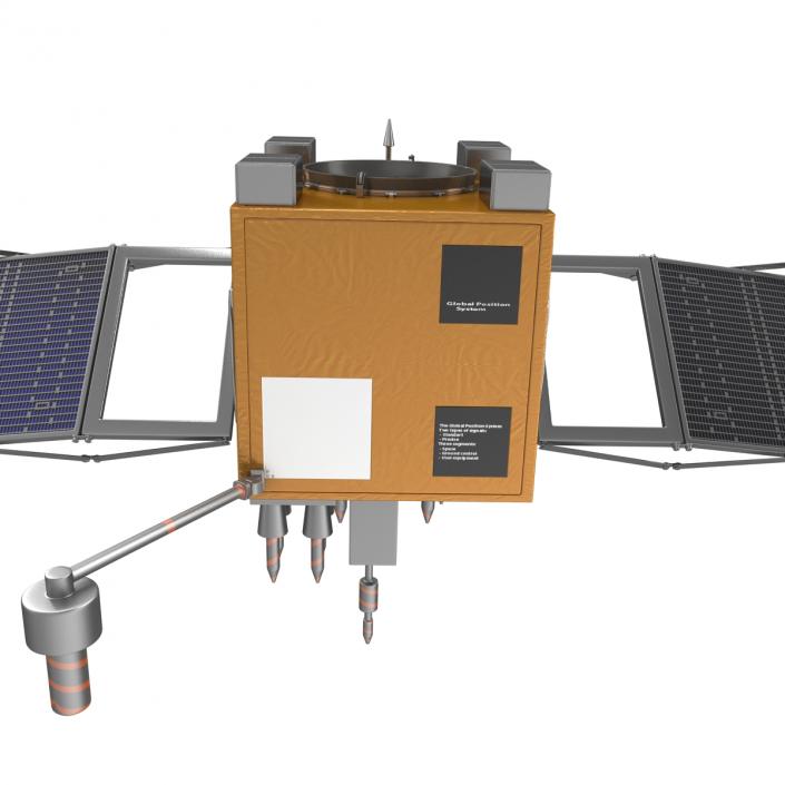 3D GPS Satellite Navstar Block IIF