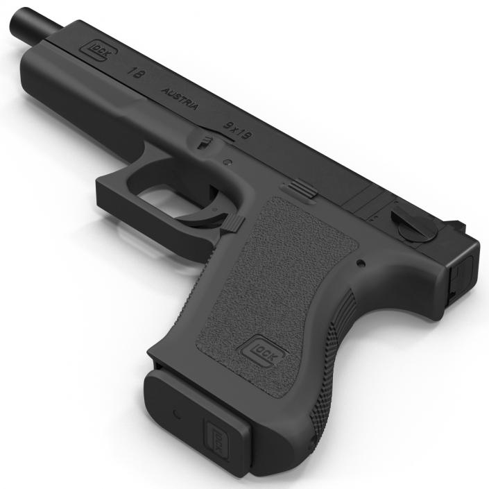 3D model Automatic Pistol Glock 18