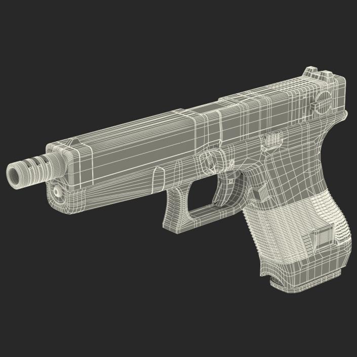 3D model Automatic Pistol Glock 18