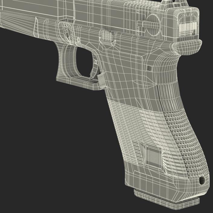 3D model Automatic Pistol Glock 18