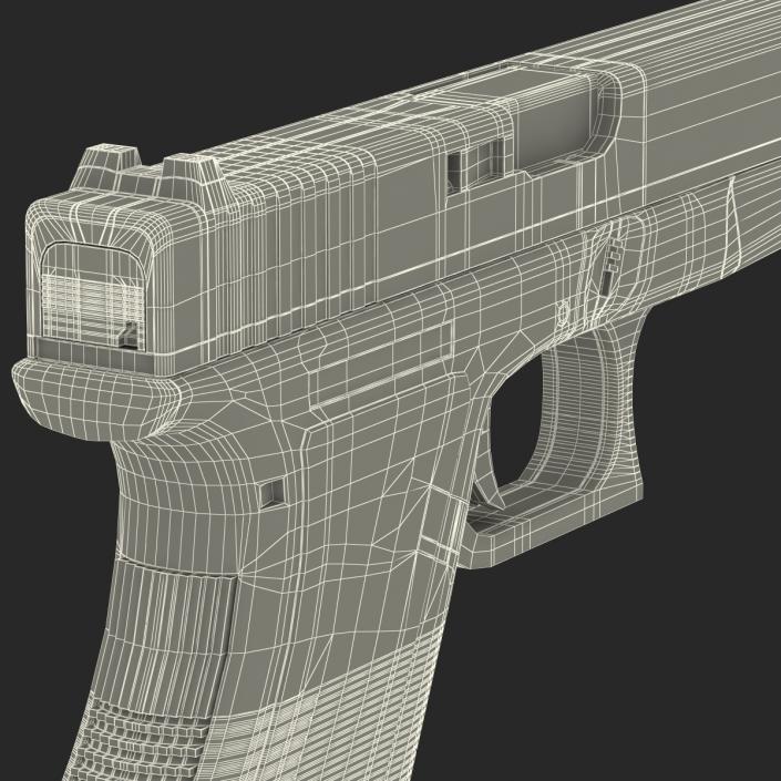 3D model Automatic Pistol Glock 18