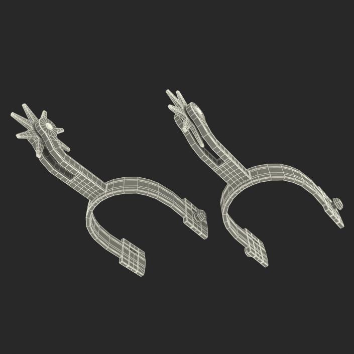 Old West Spurs 3D model