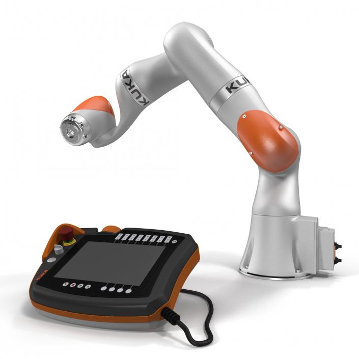 3D model Kuka Robot LBR IIWA 7 R800 Set