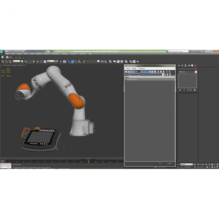 3D model Kuka Robot LBR IIWA 7 R800 Set