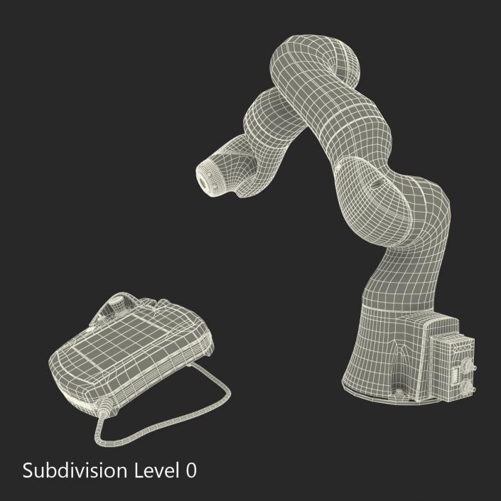 3D model Kuka Robot LBR IIWA 7 R800 Set