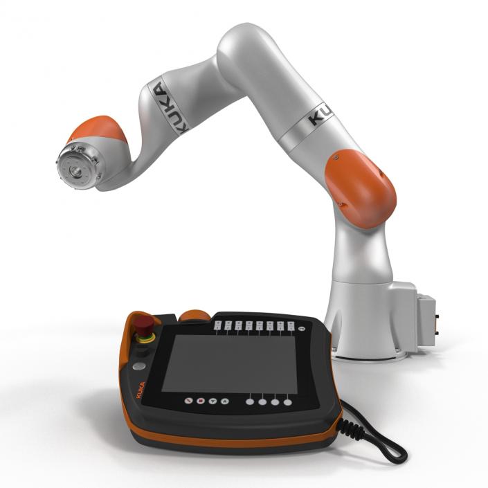 3D model Kuka Robot LBR IIWA 7 R800 Set