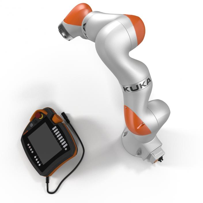 3D model Kuka Robot LBR IIWA 7 R800 Set