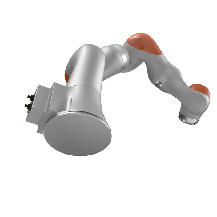 3D Kuka Robot LBR IIWA 7 R800 Rigged model