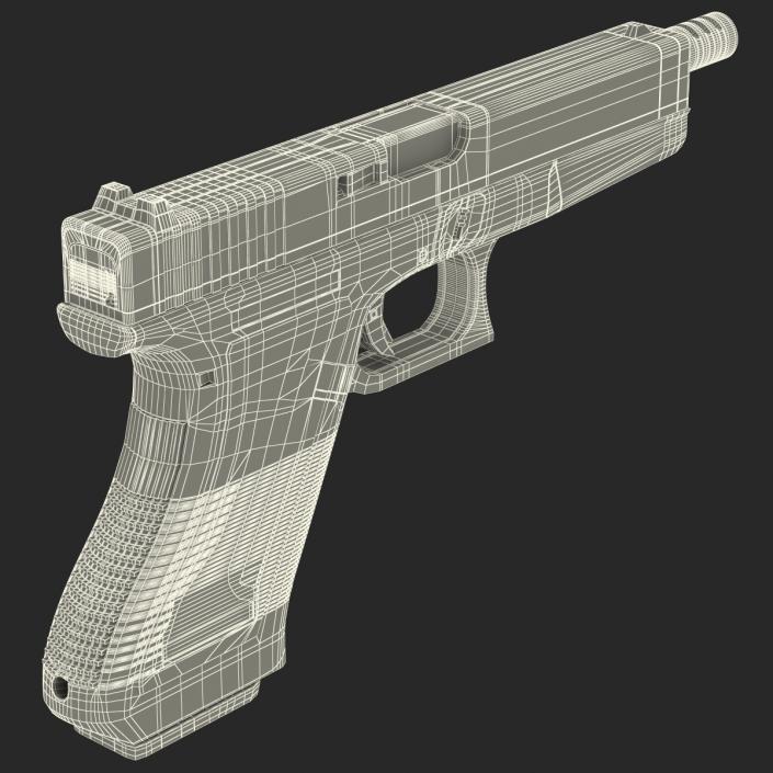 Automatic Pistol Generic 3D model