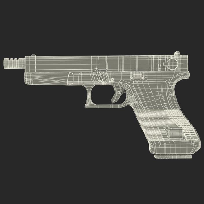 Automatic Pistol Generic 3D model