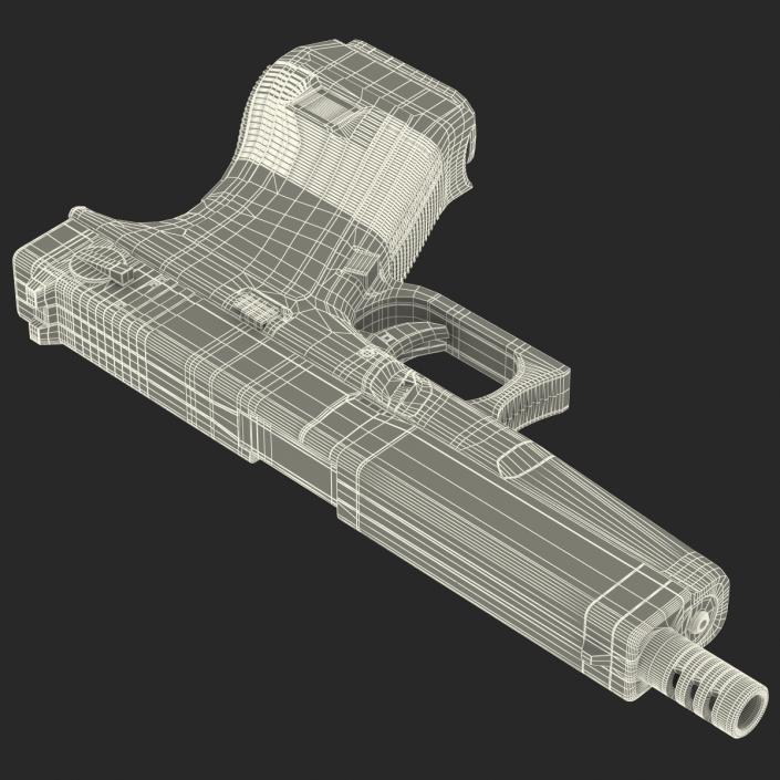 Automatic Pistol Generic 3D model