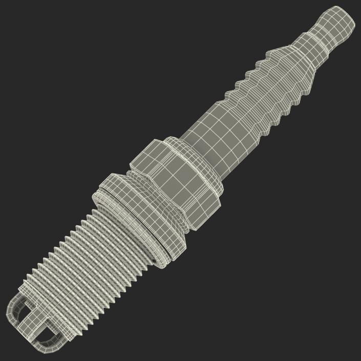 Spark Plug Triple Electrode 3D