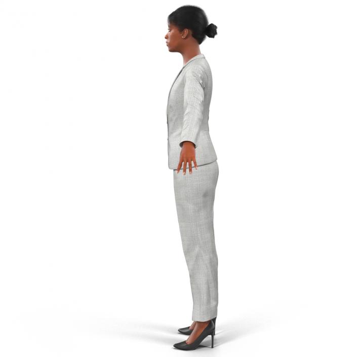 3D Business Woman African American