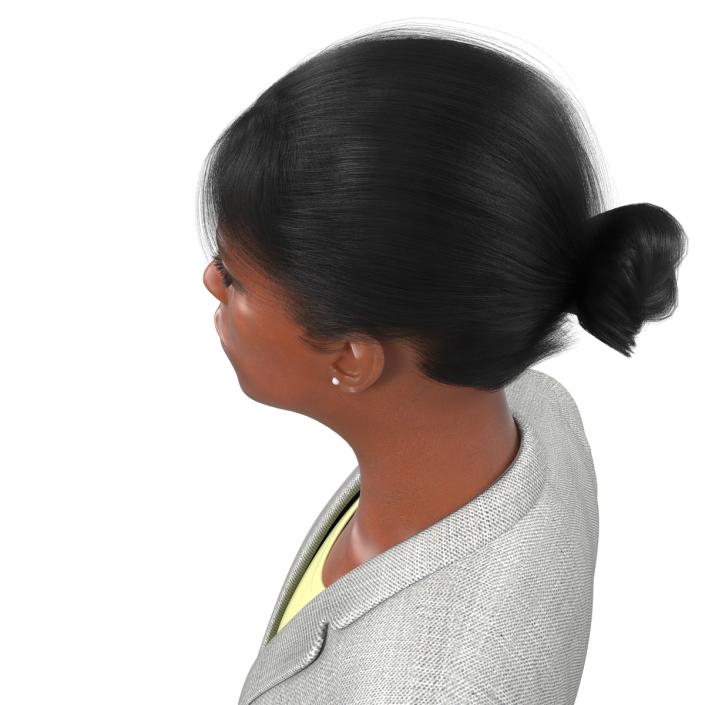 3D Business Woman African American