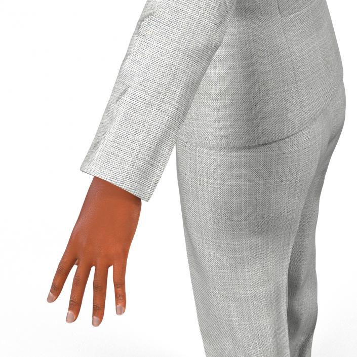 3D Business Woman African American