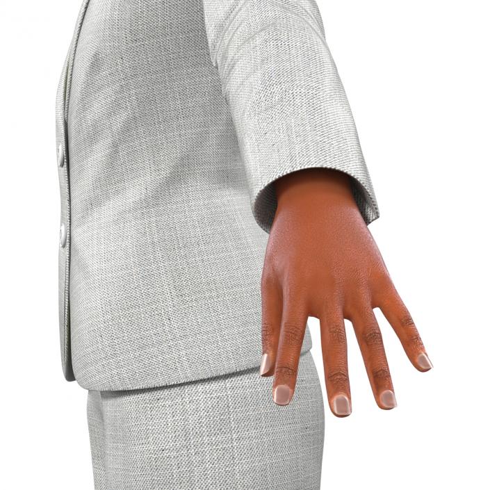 3D Business Woman African American