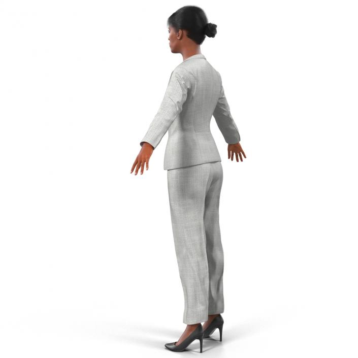 3D Business Woman African American