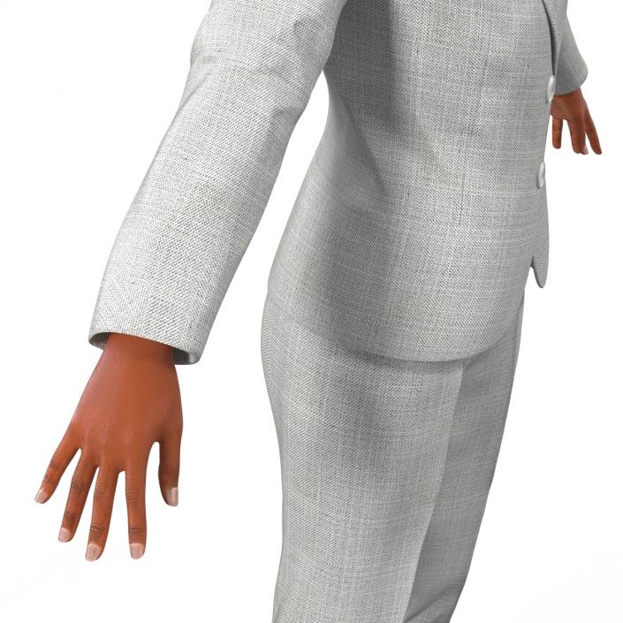 3D Business Woman African American