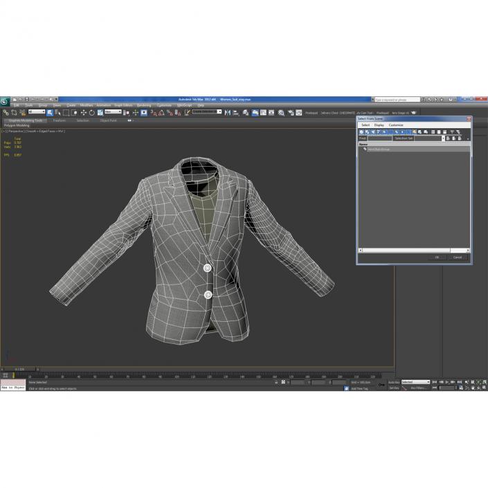 3D model Women Suit