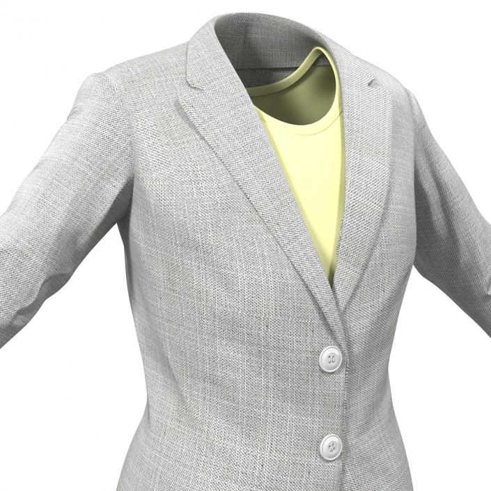 3D Women Workwear Suit 2