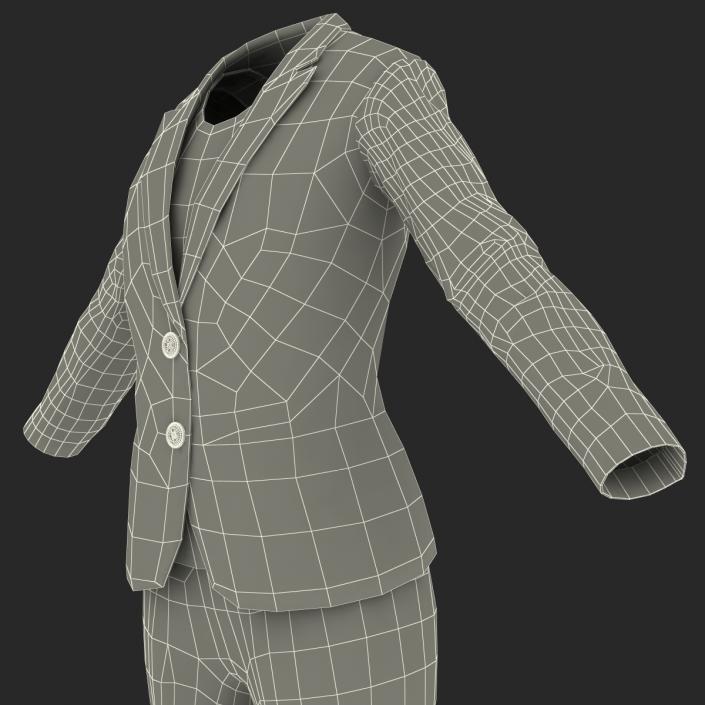 3D Women Workwear Suit 2