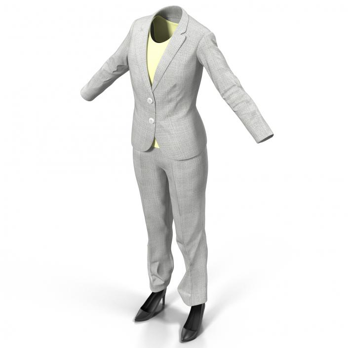 Women Workwear Suit 3D model