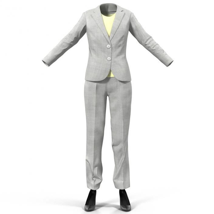 Women Workwear Suit 3D model