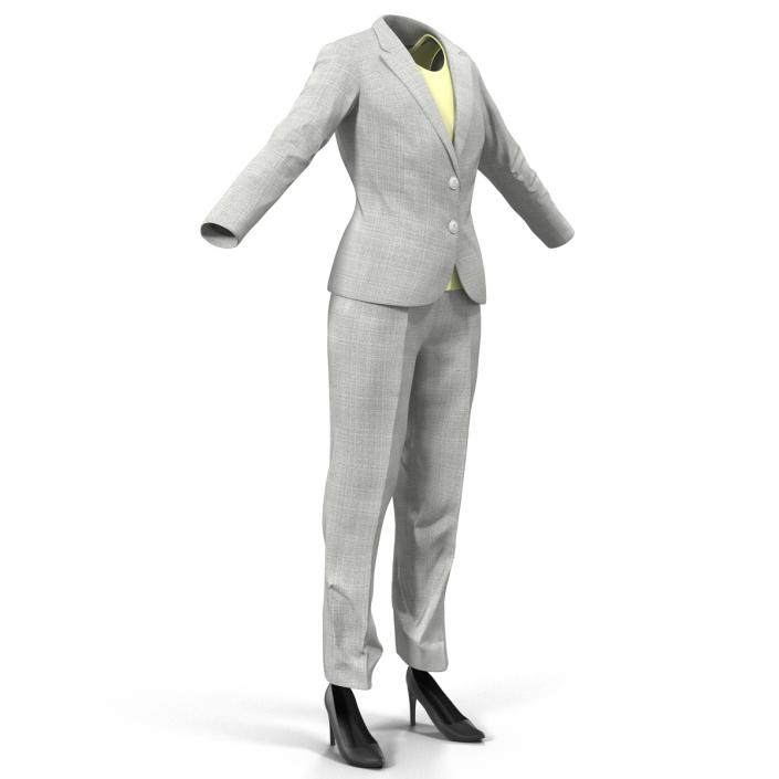 Women Workwear Suit 3D model