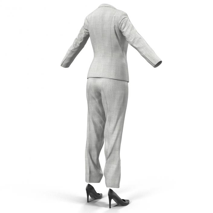 Women Workwear Suit 3D model