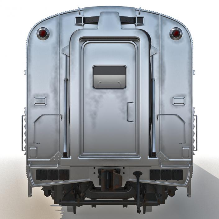 Railroad Amtrak Baggage Car 2 3D model