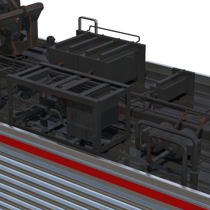 Railroad Amtrak Baggage Car 2 3D model