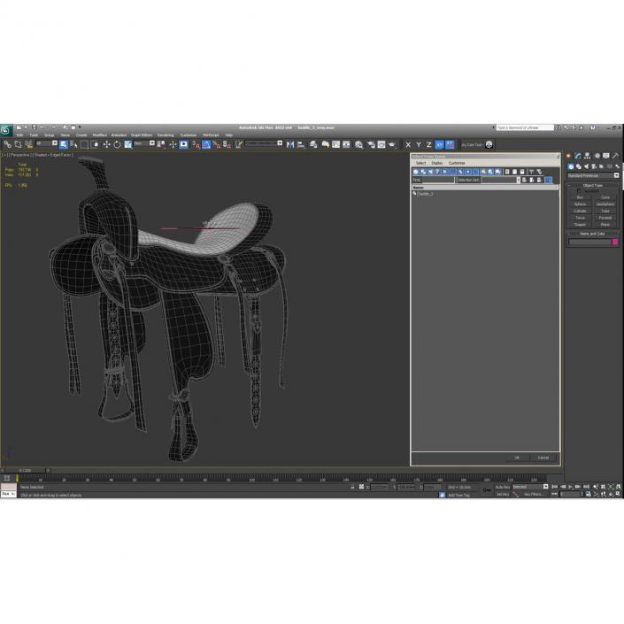 3D model Saddle 3