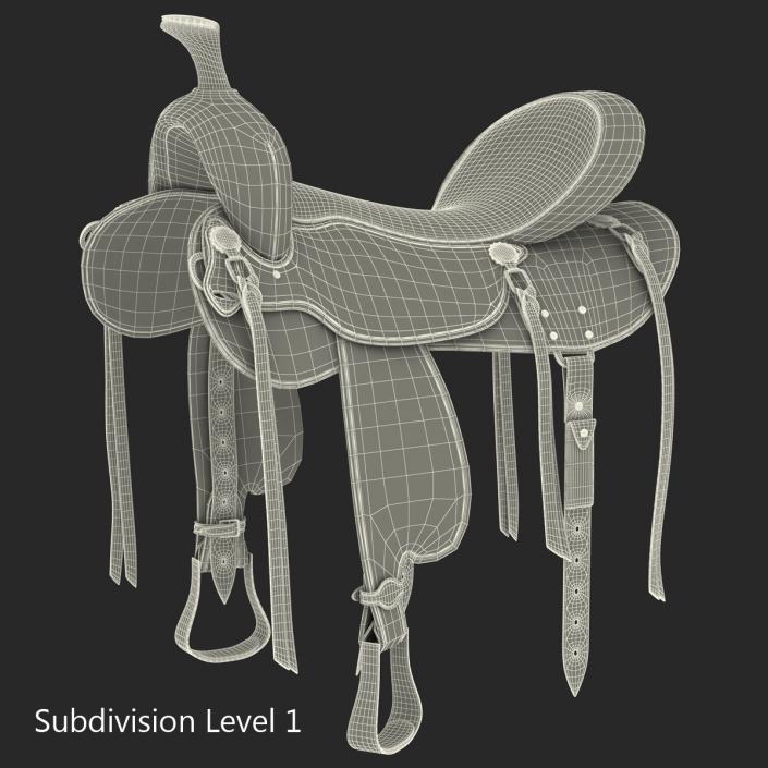 3D model Saddle 3