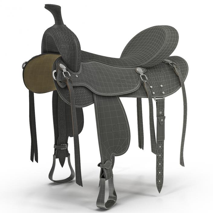 3D model Saddle 3